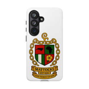 Mattocks Family Crest Phone Case — 'Love Makes Us One' Protective Tough Case
