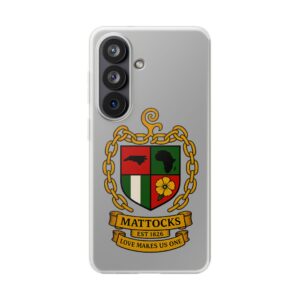 Mattocks Family Crest Phone Case – Custom Coat of Arms Flexi Case