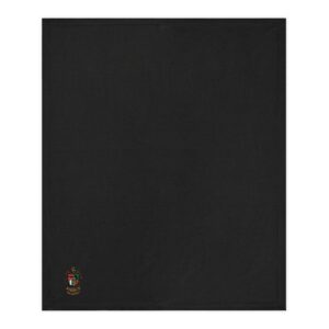 Embroidered Crest Stadium Blanket — Cozy Game Day Throw