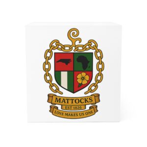 Mattocks Family Crest Note Cube – Personalized Crest Memo Cube