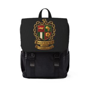 Mattocks Family Crest Backpack — Heritage Coat of Arms Shoulder Bag