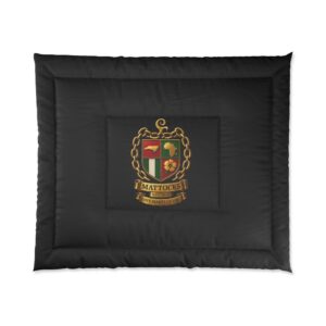 Mattocks Family Crest Comforter - Personalized Heraldic Coat of Arms Bedding