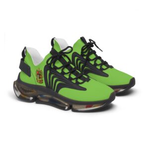 Women’s Mesh Sneakers — Black Crest Logo Athletic Shoes