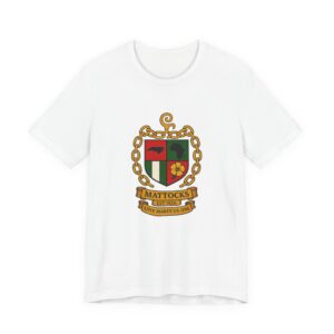 Mattocks Family Crest T-Shirt — Heritage Coat of Arms Tee