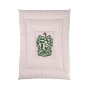 Family Crest Comforter — Personalized Mattocks Shield Design