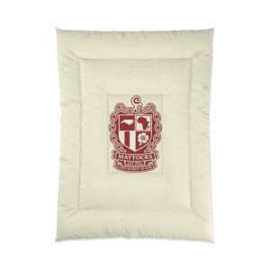 Family Crest Comforter - Personalized Mattocks Heraldic Shield Bedding