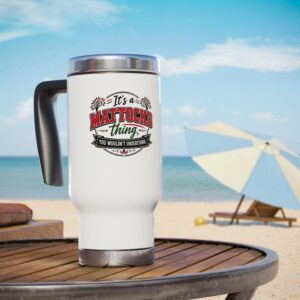 Family Reunion Cruise 2026 Stainless Steel Travel Mug with Handle